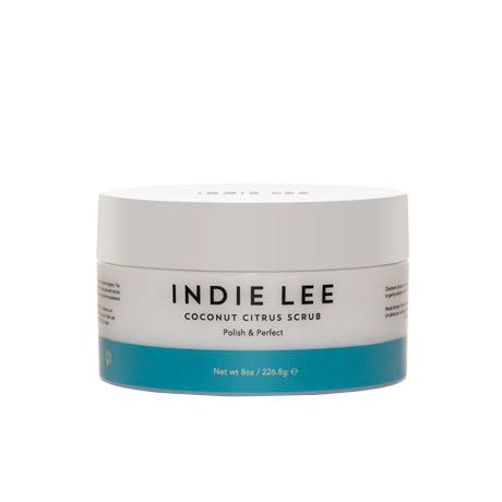 페이스스크럽 Indie Lee Coconut Citrus Body Scrub - Exfoliating Cane Sugar & Nourishing Jojoba Oil 8oz 250g