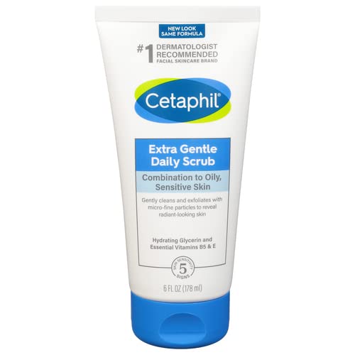 페이스스크럽 Extra Gentle Daily Scrub Exfoliates & Cleanses without Over-drying 6 Fluid Ounce