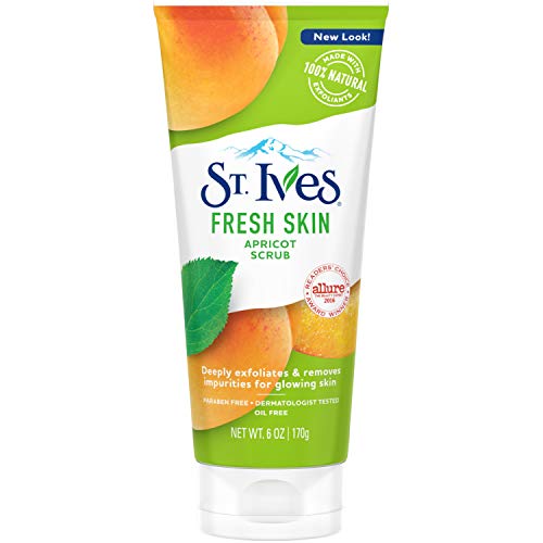 St. Ives Fresh Skin Invigorating Apricot Scrub Unisex 1 oz travel size (Pack of 3