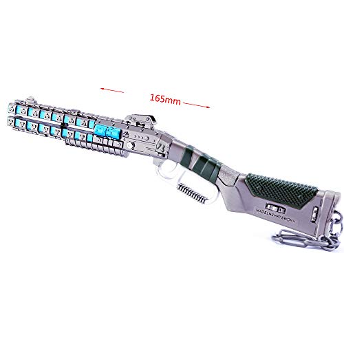 밀리터리 피규어 Games 1/6 메탈 Weapon Peacekeeper Shotgun Model Action Figure Key Chain 토이 Gift
