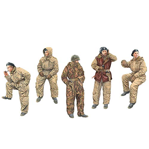 밀리터리 피규어 MiniArt 35121 British Tank Crew Winter Uniform WWII Military Miniatures 1/35 Scale Model Kit