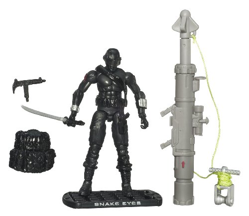 G.I. Joe The Rise of Cobra 3 3/4 Action Figure Snake Eyes Ninja Commando