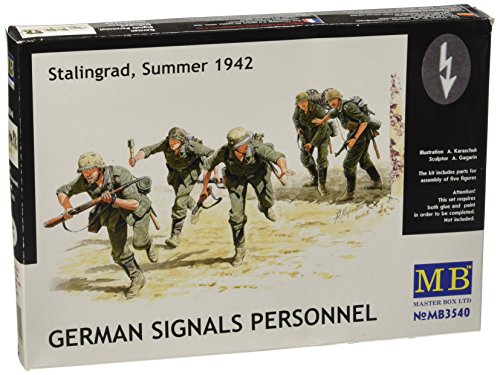 밀리터리 피규어 Master Box German Signals Personnel Stalingrad Summer 1942 5 Figure Model Building Kits 135 Scale