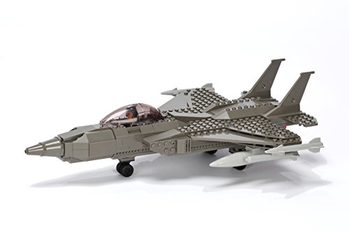 밀리터리 피규어 Ultimate Soldier Fighter Jet Military Building Kit Grey