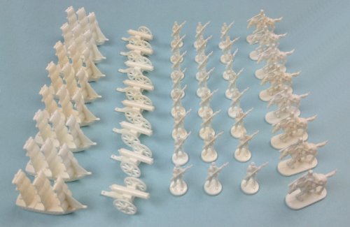 밀리터리 피규어 Napoleonic & Civil War Military Miniatures White Plastic 토이 Soldiers 세트 Infantry Cavalry Artillery Ships
