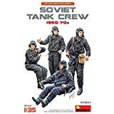 밀리터리 피규어 MINIART 37037 Soviet Tank Crew 1960-70s Plastic Models Figures KIT 1/35 Scale
