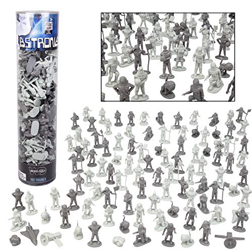 SCS Direct Space Astronaut 토이 Action Figures - 102 Figurines w 11 유니크 Sculpts