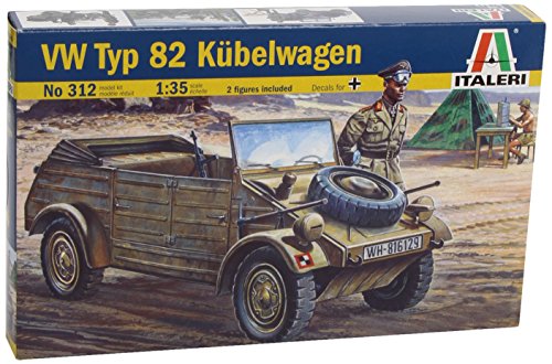 밀리터리 피규어 Italeri VW Typ 82 Kubelwagen 135 Scale Military Model Kit