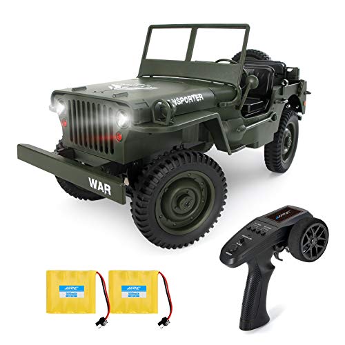 밀리터리 피규어 Rc Trucks Military Truck Drive Off-Road Cars 110 Scale 4WD 2.4Ghz 원격 컨트롤 성인 Kids