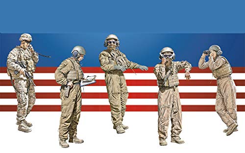 밀리터리 피규어 PLASTIC KIT MILITARY MINIATURES 시리즈 USMC TANK CREW 1/35 MINIART 37008