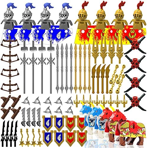 밀리터리 피규어 Nicolababe Weapon팩 200 PCS 악세사리 Military Weapon 세트 Incl AK Assault Rifles Horses 디자인 Minifigures 호환가능 All Major Brands
