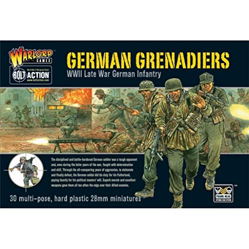 밀리터리 피규어 Bolt Action German Grenadiers Late War Infantry 156 WWII Military Wargaming Figures Plastic Model Kit