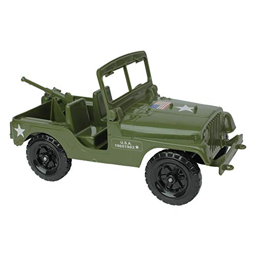 밀리터리 피규어 TimMee Recon Patrol M38 Military 4x4 - Olive 그린 Action Figure Size Made USA