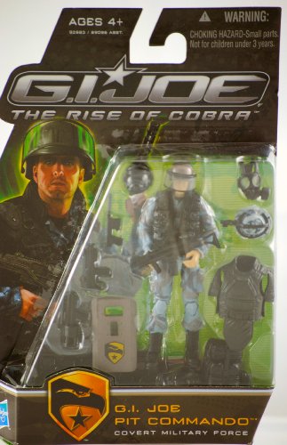밀리터리 피규어 G.I. Joe Rise Cobra 3 3/4" Action Figure Pit Commando Covert Military Force