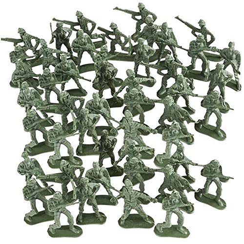 ArtCreativity Little 그린 아미 Men 토이 Soldiers Bulk팩 144 Military Figurines Plastic Guys Playset Action Figures Assorted Poses Fun 선물 Party Favors 소년 Girls