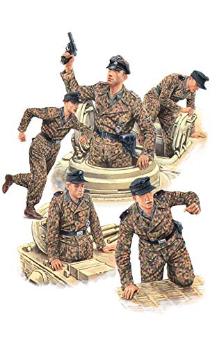 밀리터리 피규어 MiniArt 35252 German WWII Tank Crew France 1944 Special Edition 1/35 Scale World War II Military Miniatures 시리즈 Plastic Figure Model Kit