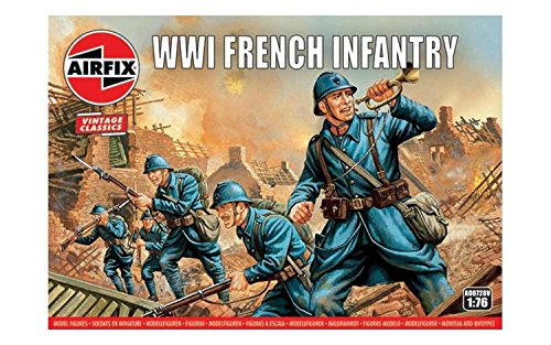 Airfix A00728V 176 WWI Soldier Figures 172nd Scale Military Figurine Pack 48