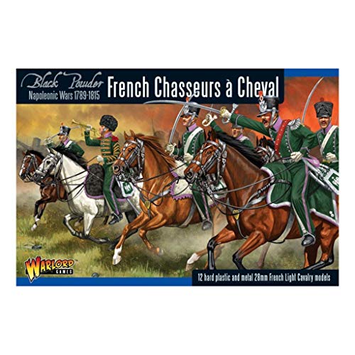 밀리터리 피규어 매트 파우더 Napoleonic Wars French Chasseurs Cheval Figures 156 Military Wargaming Plastic Model Kit