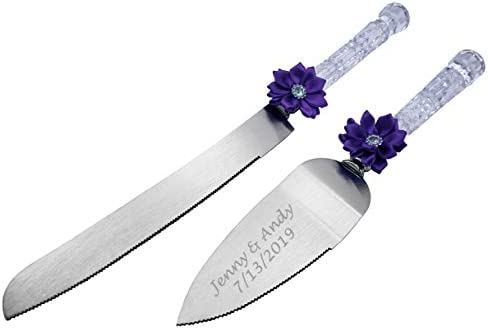 케이크서버 선물 Infinity Personalized Wedding Knife Server 세트 Free Engraving
