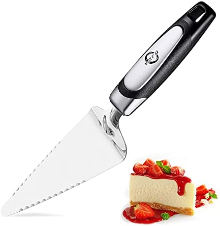 케이크서버 Flatware Pie Server Stainless Steel Cake Pizza Cutter Tart Dessert Slicer Black