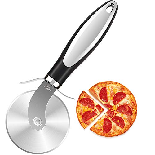 피자커터 Pizza Cutter Wheel Quality Stainless Steel Pizza Cutter Super Sharp Pizza Slicer with Non Slip Handle Easy to Clean Corte De Pizza
