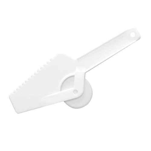 피자서버 Party Essentials Hard Plastic Pizza Cutter/Server White