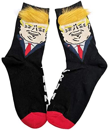 핵인싸템 3D 트럼프헤어 양말 America Great Again Socks DONALD TRUMP 헤어 SOCKS USA Flag Sock