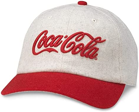 AMERICAN NEEDLE Coca Cola Adjustable Baseball Hat Classic Coke Cap OSFA New