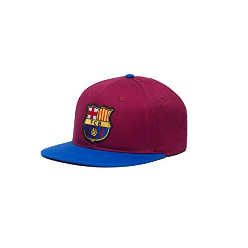 야구모자 Fan Ink Limited 성인 남녀공용 Barcelona Basic Snapback Hat Burgundy One Size