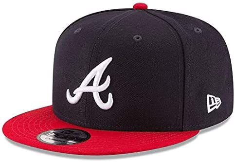 야구모자 New Era Atlanta Braves 조절되는 9FiftymlB Flat Bill Baseball Cap 950