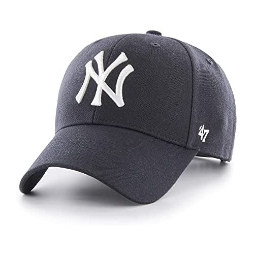 야구모자mlB New York Yankees Mens 47 Brand Clean Up Cap Natural One-Size