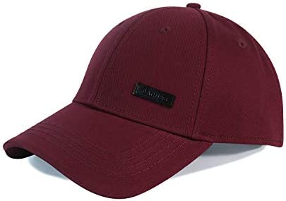 야구모자 CACUSS Mens Cotton 클래식 Baseball Cap 조절되는 Buckle Closure Dad Hat 스포츠 골프