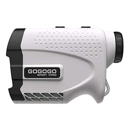 골프거리측정기 Gogogo Laser Rangefinder 골프 & Hunting Range Finder 선물 Distance Measuring High-Precision Flag Pole Locking Vibration Function︱Slope Mode Continuous Scan