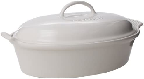 르크루제 Le Creuset Stoneware 4-Quart Covered Oval Casserole