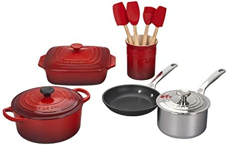 르크루제 Le Creuset of America MS1912-59 Cookware Set 12Pc Marseille