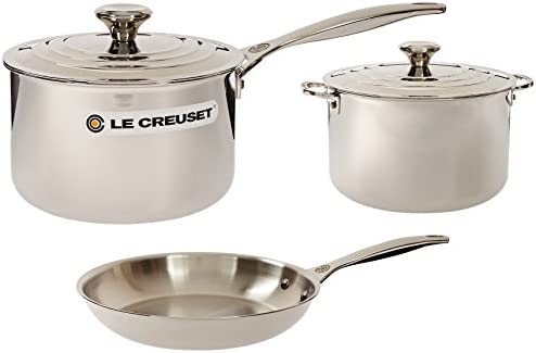 르크루제 Le Creuset SSP14105 Cookware Set 5pc Stainless