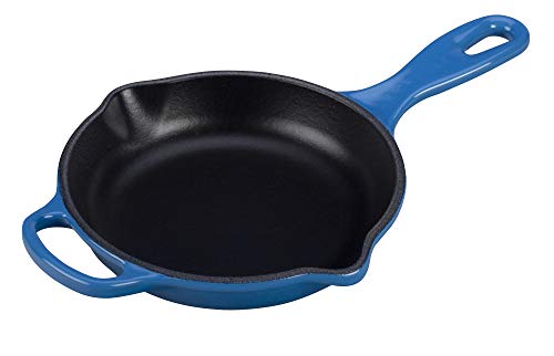 르크루제 르크루제 Le Creuset LS2024-1659 Enameled Cast Signature Iron Handle Skillet 6 1/3" Marseille