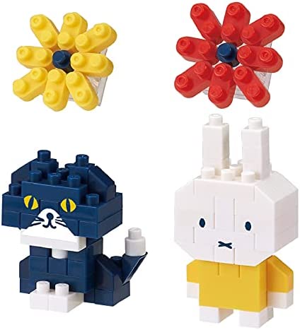 카와다 나노블럭 미피 튤립 무늬 NBCC_062