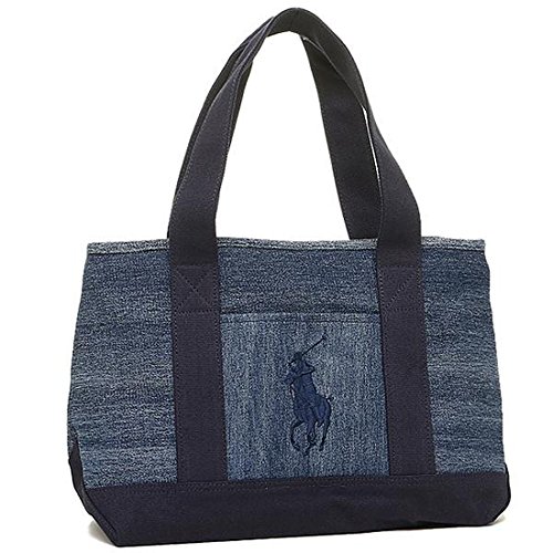 폴로 랄프 로렌 토트백 POLO RALPH LAUREN 950260 데님 네이비