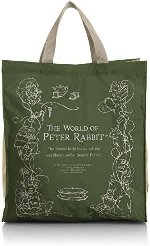피터 래빗 PETERRABBIT 프린트입 각형쇼핑 토트백A4대응