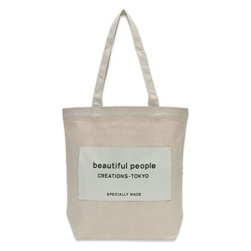 beautiful people beautiful People 직영점 한정 네임 토트 태그 로고 토트백