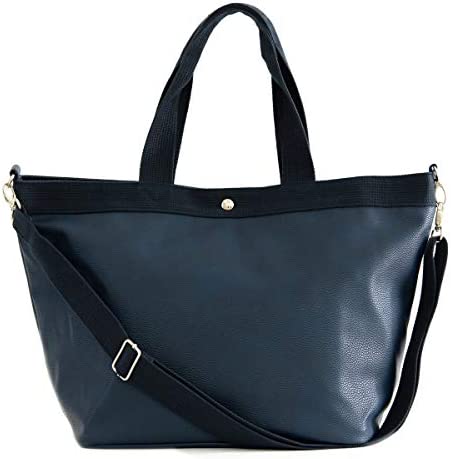 【OUI TOTE(《우이》 토트) 】레이디스 토트백 가죽조 PU 레더 대용량 경량 내용이 볼 수 없 포켓 작 무지 통근 통학