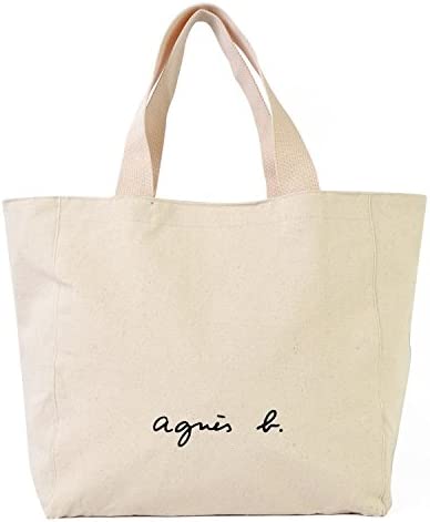 agnes b.VOYAGE 아니에스베 작은 불 ―쥬 코튼 토트백