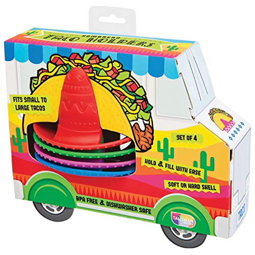 타코 홀더 4개세트 Talisman Designs 3660 Sombrero Taco Holders 세트 4