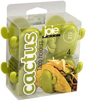 선인장 타코 홀더 4개세트 MSC International 52034 Joie Cactus Taco Holders 그린 One Size Greeb