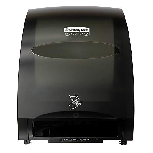 Kimberly-Clark 프로페셔널 Kimberly Clark Automatic High Capacity Paper Towel Dispenser 48857 Touchless Battery Powered Smoke Black