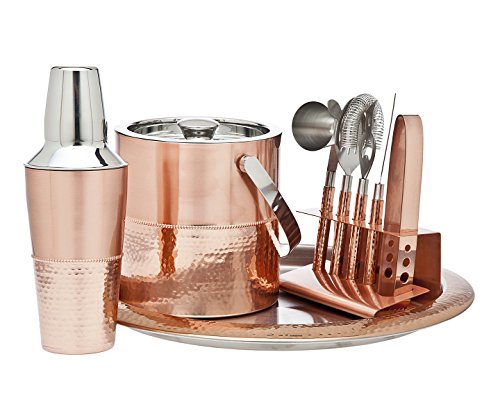 칵테일바 세트용품 Godinger 9 Piece Barware Set Copper