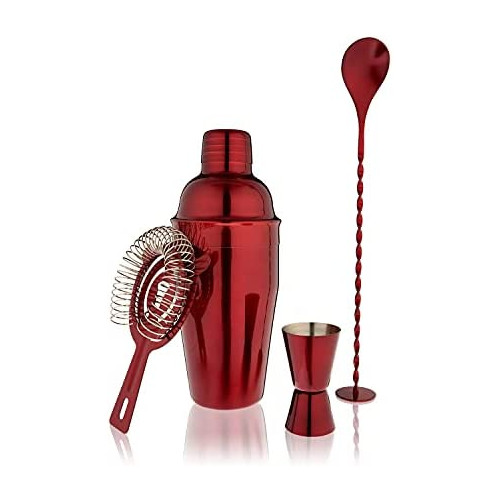 칵테일바 세트용품 True Cocktail Tools Barware Set Red