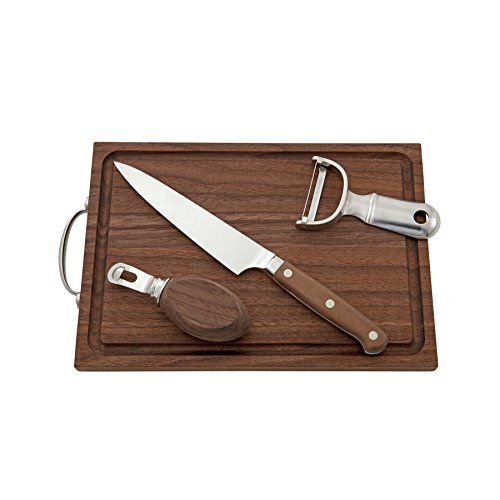 칵테일바 세트용품 Crafthouse by Fortessa Professional Barware/Bar Tools by Charles Joly Bar Tool Gift Set Bar Knife Bar Board Peeler and Channel Knife