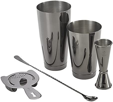 칵테일바 세트용품 Barfly M37101 Cocktail Set 4-Piece Basics Stainless